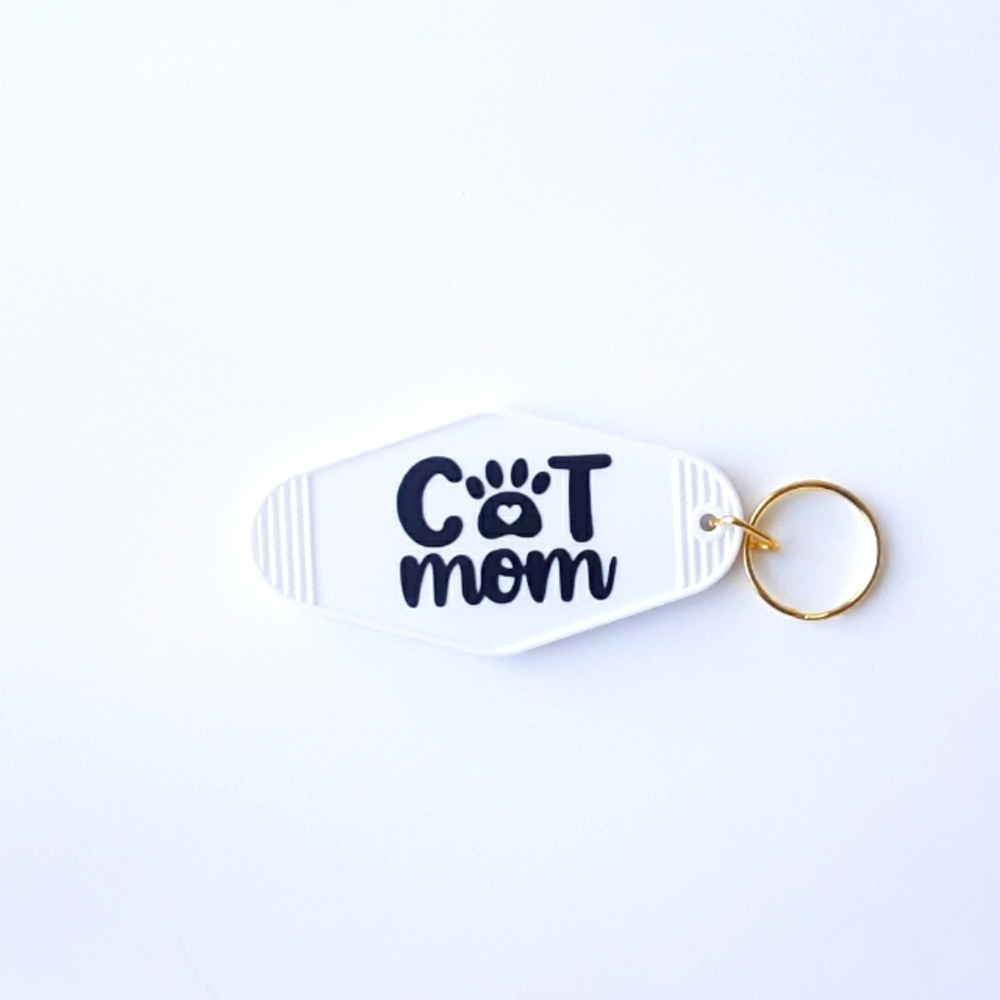 Motel Keychain DOG MOM/CAT MOM - Picture 3 of 3